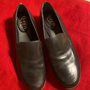 Black loafers